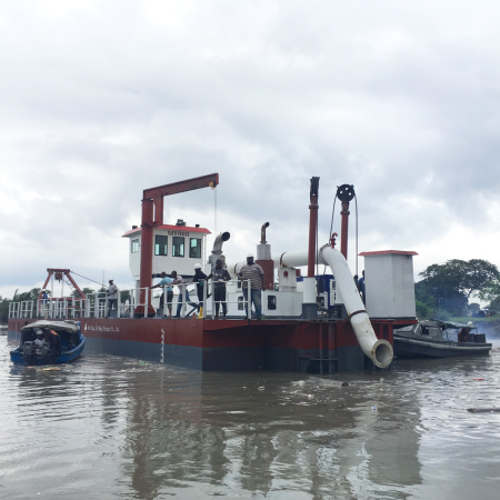 เรือลากจูงแบบดูดคัตเตอร์แบบยึดกลับแม่น้ำแก้ปัญหาความท้าทายในการตกตะกอนอย่างมีประสิทธิภาพได้อย่างไร