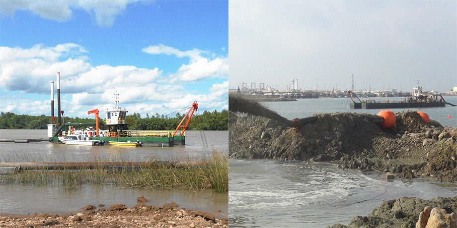 2300m³ Sea Port Dredging Machine With Cutter Head for Desilting Work