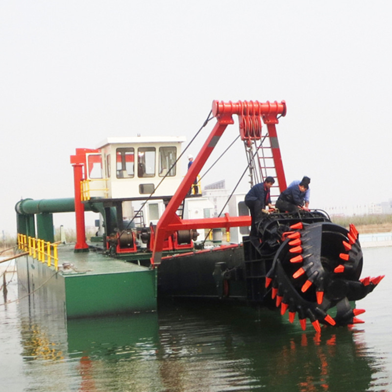 แม่น้ำ Desilting เครื่องจักรหนักเครื่องตัดทราย